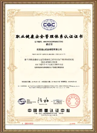 Certificação do sistema de gestão de saúde e segurança ocupacional